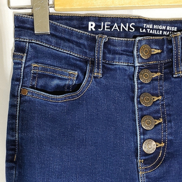 R Jeans High Rise, Medium Wash, Skinny Jeans - Size 24 - Picture 2 of 15